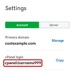 find my ftp username