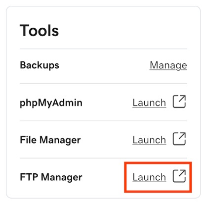 select FTP Manager
